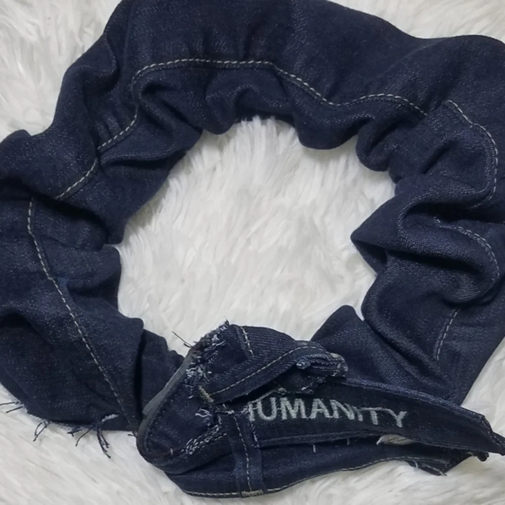 TASTY RAW EDGE DENIM HEADBANZ- 